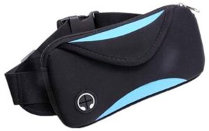 Waist Packs Running Belts Fanny Pack (Blue) For Hiking, Cycling, Jogging - Adjustable Running Waist Bag